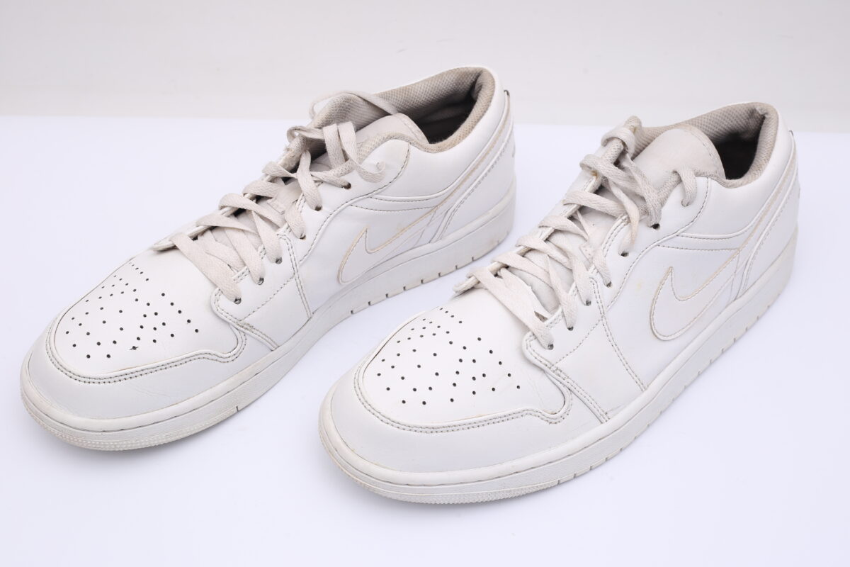 Jordan 1 Low Triple White - Image 3